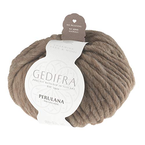 Gedifra Perulana 9810007-00502 camel Handstrickgarn, Schurwolle von Gedifra