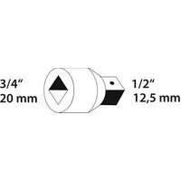 GEDORE Steckschlüsseleinsatz Größe: 3/4" auf 1/2" Zoll von Gedore