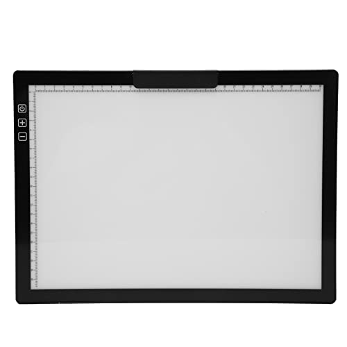 A4 Tracing Light Pad, Tragbare A4 Tracing LED Board Light Box Wiederaufladbar Mehrzweck Zum Skizzieren für Animationen von Gedourain