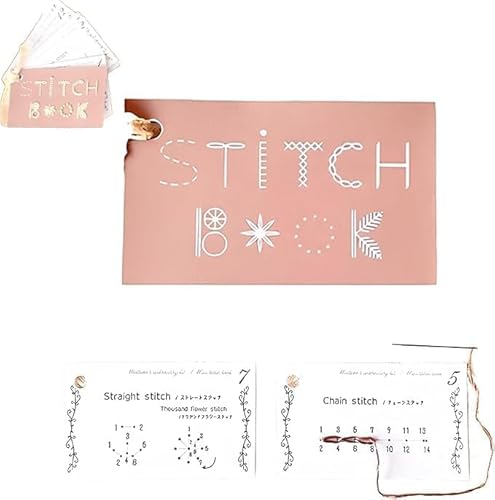 Creative Mini Sewing Book Cards 2024 DIY Creative Mini Sewing Card Set Elevate Your Sewing Skills Sewing Book Craft Kit for Embroidery Beginners Sewing Enthusiasts (1 Package) von Gehanico