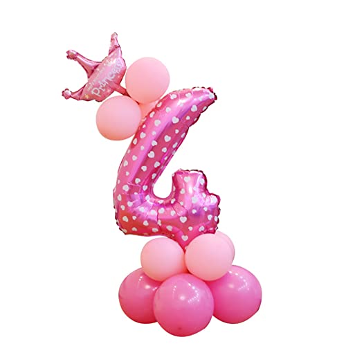 Pastell Luftballons Zoll Party Geburtstag Folienballons Digital DIY Dekoration 32 Partyballons Home Decor Braut und Luftballons (E, Einheitsgröße) von Gelb&Schwarz