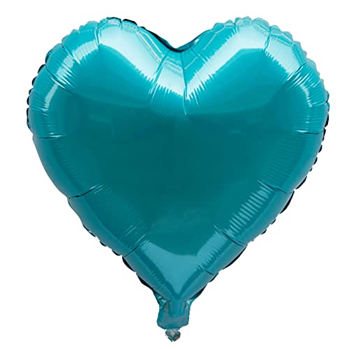 Rosa Ballonbogen Kit 10 Zoll Geburtstag Party Pfirsich Herz Ballon Liebe geformte Hochzeit Dekoration Ballon Girlande Dekorationen (Himmelblau, Einheitsgröße) von Gelb&Schwarz