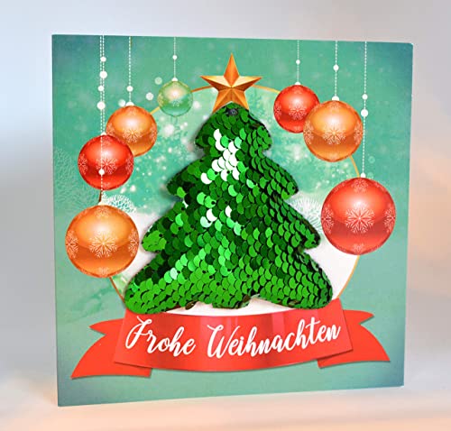 2er Pack Weihnachten Geld Geschenk klappkarte, Grüßkarte, Glückwunschkarte mit Geldfach oder Gutscheinfach geschenkideen weihnachten von Geldgeschenk