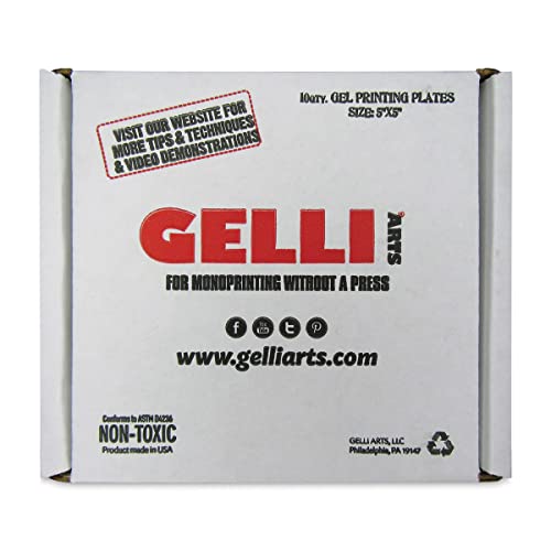 Gelli Arts Gel Print Studenten Platte 5X5 In Sqr von Gelli Arts