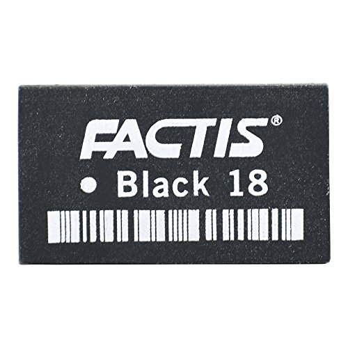 Factis Eraser Black 18 by General Pencil von GENERAL'S