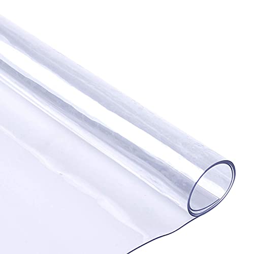 1 mm dicke transparente Kunststoff Tischdecke wasserdicht Esstisch Party Camping 150 x 264 cm von Generic