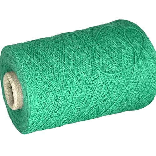 100% Kaschmir Konen Garn 900 g | #0 SPITZENGEWICHT | Weich & luxuriös zum Stricken, Häkeln und DIY-Basteln (Electric Green) von Generic