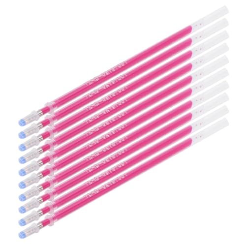 100 Stück Stoffmarkierstift-Nachfüller, Nähwerkzeug, 100 Stück Roter, bei Hohen Temperaturen Verschwindender Stift, Nachfüller, Leder-Kleidungsmarker, Hitzelöschbarer Marker, von Generic