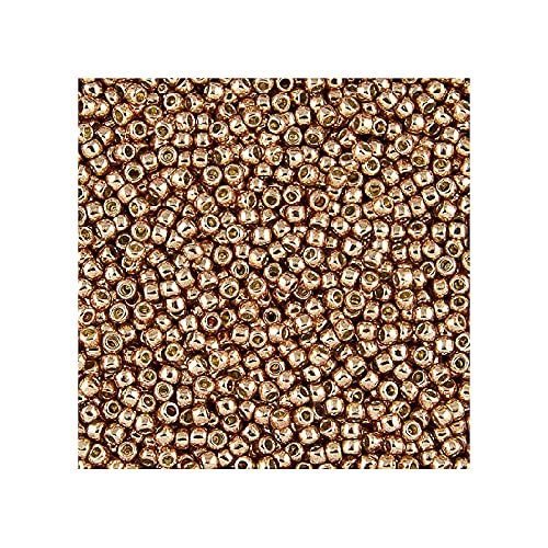 10g TOHO Rocailles 8/0, permanent-Finish-Galvanized Rose Gold (# PF551) (TOHO seed beads 8/0, Permanent-Finish-Galvanized Rose Gold (#pf551)) Japanishe Glas Rund Perlen von Generic