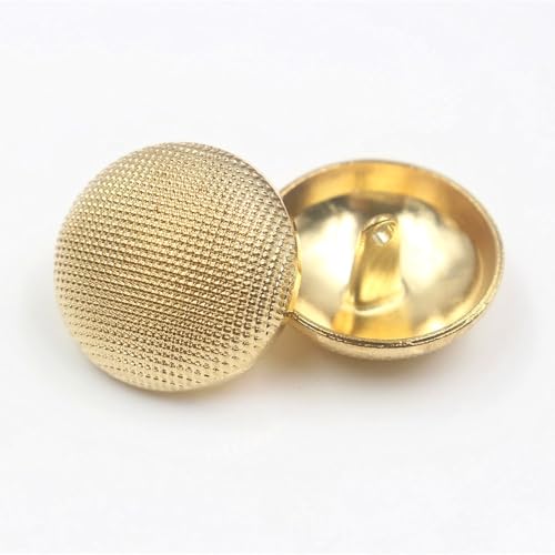 18mm 22mm 25mm 10 Stück Metallknöpfe for Kleidung Pullover Mantel Dekoration Hemd Goldknöpfe Zubehör DIY(22mm) von Generic