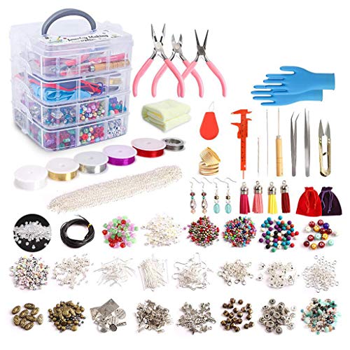 1960 Pieces Jewelry Making Supplies Kit with Beads Findings Pliers Beading Wire von Generic