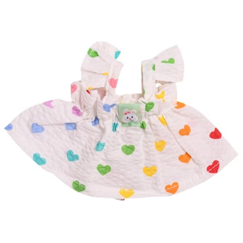 20cm Plüsch Puppe Kleidung Liebe Herz Puppe Kleid Gefüllte Ente Kleidung Puppe Kleidung Set, Häschen von Generic