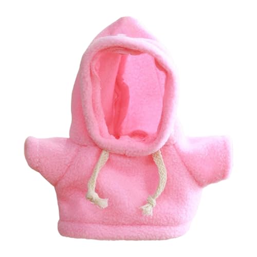 20cm Plüsch Puppe Kleidung Puppe Sweatshirt Komfortable Nette Puppe Hoodie Puppe Kleidung, Rosa von Generic