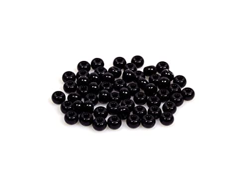 20g Rocailles Preciosa Seed Perlen schwarz, 11/0 (Rocailles PRECIOSA seed beads black) von generic