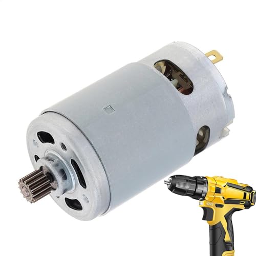 24-V-Motor – 21-V-Hobbymotor für Gleichstromgetriebe, 14 Zähne, geräuscharm, leistungsstarkes Sägezubehör, elektrischer Sägemotor für elektrische Bohrmaschine/Schraubendreher von Generic