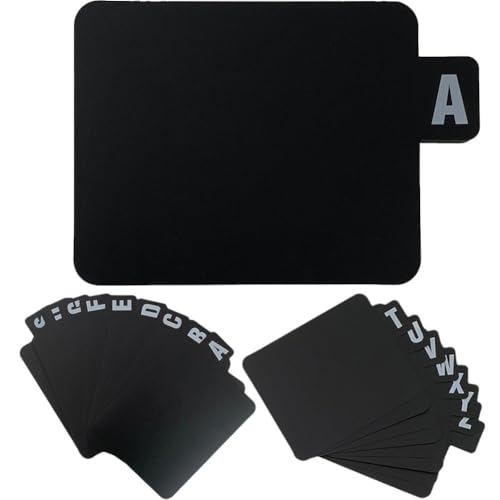 26 Stück Vinyl-schallplatten-Trenner Von a Bis Z, DVD-Alphabet-Organizer, Datei-Trenner Alphabet-tabs, Aufbewahrung, schallplattenhalter, Karteikarte von Generic