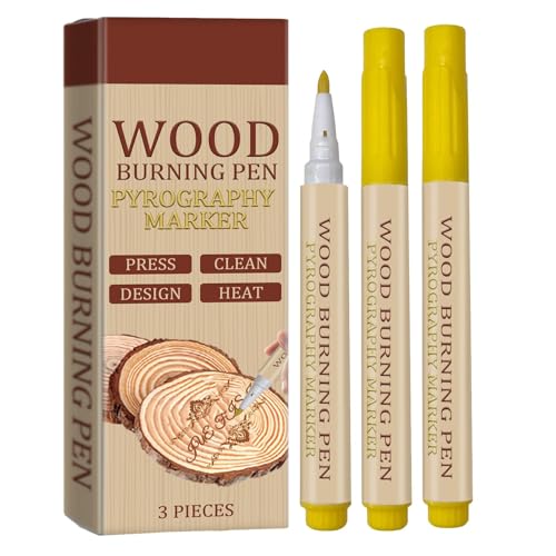 3 Stück Holzstift Kinder Wasserdicht - Holzmarker, Marker Brennen | Home Decorations Malerei Bleistift Zeichnung Kunstwerkzeuge Für Die Interaktion von Generic