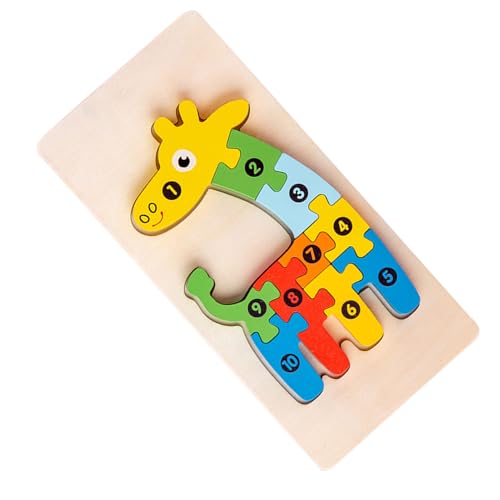 3D -Passendes Puzzlespielzeug, Passendes 3D -Puzzle Interessanter Holz für Zuhause (Giraffe) von Generic