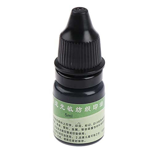 5 ml Pratical Refill Ink 3 Farbauswahl für selbstfärbendes Flash-Stempelgeschenk Aufbewahrungsbehälter Aus Kunststoff Für Kunsthandwerk (C, One Size) von Generic