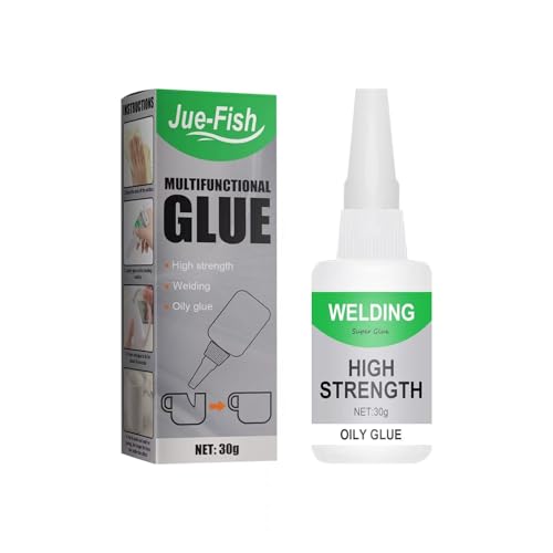 50g Schweißen von Hochfestem öligem Kleber, Multifungctional Glue Extra Stark für Kunststoff Metall Harz, Welding High-strength Oily Glue, Universal Wasserdichter Superkleber von Generic