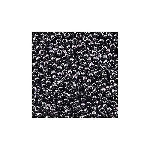 50g TOHO Rocailles 15/0, Metallic Amethyst Gun Metal (# 90) (TOHO seed beads 15/0, Metallic Amethyst Gun Metal (#90)) Japanishe Glas Rund Perlen von Generic