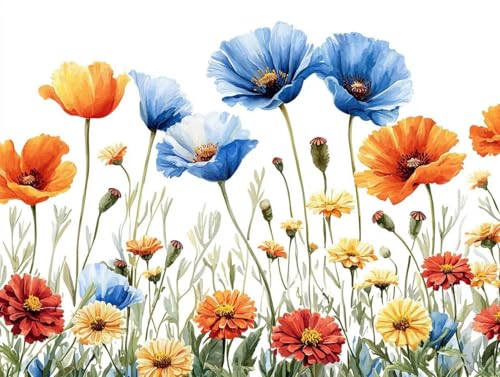 5D DIY Diamond Painting Bilder, Blumen Diamond Painting Kits für Erwachsene Anfänger und Kinder, Mosaikherstellung Strass Full Drill Stickerei, Geschenk für Heimdekoration 50x70cm S-227 5D DIY Diamond Painting Bilder, Blumen Diamond Painting Kits für Erwachsene Anfänger und Kinder, Mosaikherstellung Strass Full Drill Stickerei, Geschenk für Heimdekoration 50x70cm S-227 von Generic