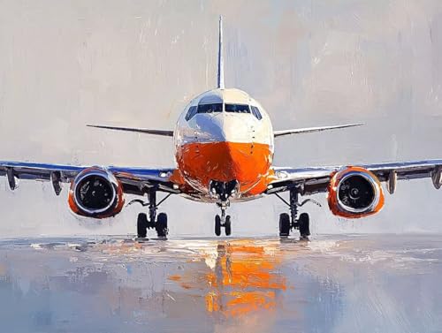 5D DIY Diamond Painting Bilder, Flugzeug Diamond Painting Kits für Erwachsene Anfänger und Kinder, Mosaikherstellung Strass Full Drill Stickerei, Geschenk für Heimdekoration 35x50cm S-116 5D DIY Diamond Painting Bilder, Flugzeug Diamond Painting Kits für Erwachsene Anfänger und Kinder, Mosaikherstellung Strass Full Drill Stickerei, Geschenk für Heimdekoration 35x50cm S-116 von Generic