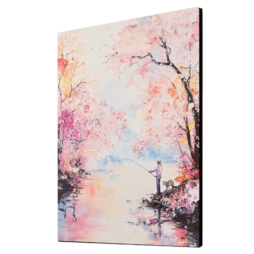 5D Diamond Painting Angler Vollbohrer Diamant Malen Nach Zahlen Landschaft mit Diamond Painting Zubehör Set, Diamant Cross Stitch Stickerei Bastelset Erwachsene für Deko Wohnzimmer 60x80 cm 1ZSH-9136 5D Diamond Painting Angler Vollbohrer Diamant Malen Nach Zahlen Landschaft mit Diamond Painting Zubehör Set, Diamant Cross Stitch Stickerei Bastelset Erwachsene für Deko Wohnzimmer 60x80 cm 1ZSH-9136 von Generic