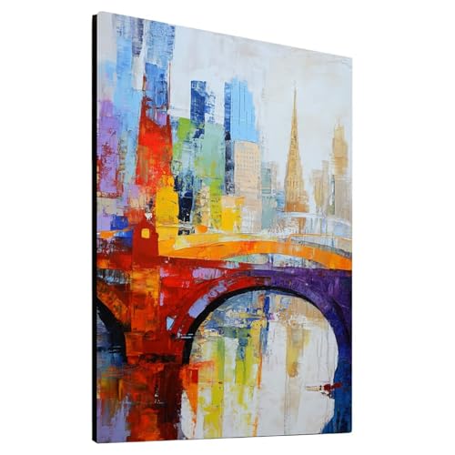 5D Diamond Painting Brücke mit Diamond Painting Zubehör Set, Diamant Malen Nach Zahlen Stadt, Diamant Cross Stitch Stickerei Bastelset Erwachsene für Deko Wohnzimmer und Geschenke 50x70 cm model-23395 5D Diamond Painting Brücke mit Diamond Painting Zubehör Set, Diamant Malen Nach Zahlen Stadt, Diamant Cross Stitch Stickerei Bastelset Erwachsene für Deko Wohnzimmer und Geschenke 50x70 cm model-23395 von Generic