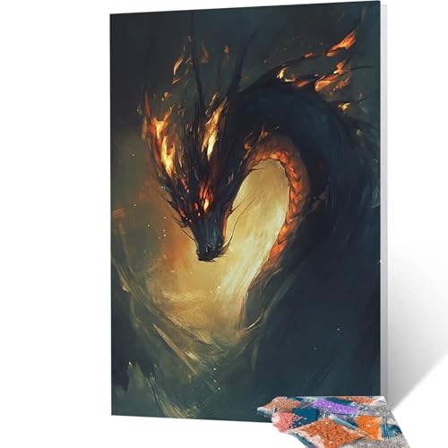 5D Diamond Painting Drachen mit Diamond Painting Zubehör Set, Diamant Malen Nach Zahlen Fantasie, Diamant Cross Stitch Stickerei Bastelset Erwachsene für Deko Wohnzimmer, Geschenke 90x120cm model-5459 5D Diamond Painting Drachen mit Diamond Painting Zubehör Set, Diamant Malen Nach Zahlen Fantasie, Diamant Cross Stitch Stickerei Bastelset Erwachsene für Deko Wohnzimmer, Geschenke 90x120cm model-5459 von Generic