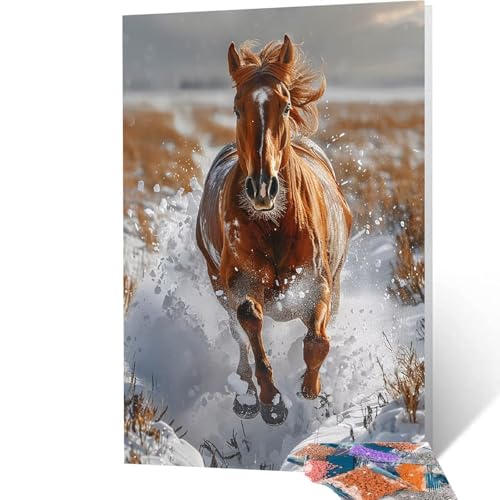 5D Diamond Painting Erwachsene Horse, Tier Diamant Painting Bilder, DIY Full Drill Mosaikherstellung Cross Stitch Bastelset Erwachsene, Geschenke für Frauen, Dekor Wohnzimmer, 100x135cm model/-4690 5D Diamond Painting Erwachsene Horse, Tier Diamant Painting Bilder, DIY Full Drill Mosaikherstellung Cross Stitch Bastelset Erwachsene, Geschenke für Frauen, Dekor Wohnzimmer, 100x135cm model/-4690 von Generic