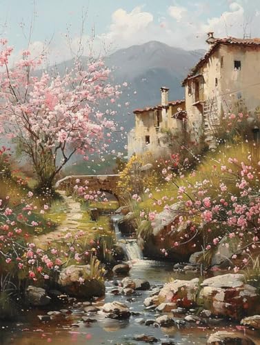 5D Diamond Painting Erwachsene LäNdlich Diamond Painting Landschaft, Basteln Erwachsene Diamant Malerei Eckige Steine Kreativ Set, Stickerei Kreuzstich Bastelset, Geschenke, Deko 40x55cm -TL72A1 5D Diamond Painting Erwachsene LäNdlich Diamond Painting Landschaft, Basteln Erwachsene Diamant Malerei Eckige Steine Kreativ Set, Stickerei Kreuzstich Bastelset, Geschenke, Deko 40x55cm -TL72A1 von Generic