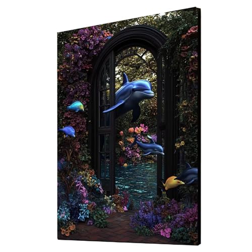 5D Diamond Painting Fisch Vollbohrer Diamant Malen Nach Zahlen Blume mit Diamond Painting Zubehör Set, Diamant Cross Stitch Stickerei Bastelset Erwachsene für Deko Wohnzimmer 70x95 cm 1ZSH-8857 5D Diamond Painting Fisch Vollbohrer Diamant Malen Nach Zahlen Blume mit Diamond Painting Zubehör Set, Diamant Cross Stitch Stickerei Bastelset Erwachsene für Deko Wohnzimmer 70x95 cm 1ZSH-8857 von Generic