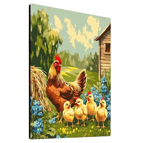 5D Diamond Painting Huhn mit Diamond Painting Zubehör Set, Diamant Malen Nach Zahlen Garten, Diamant Cross Stitch Stickerei Bastelset Erwachsene für Deko Wohnzimmer und Geschenke 90x120 cm model-10159 5D Diamond Painting Huhn mit Diamond Painting Zubehör Set, Diamant Malen Nach Zahlen Garten, Diamant Cross Stitch Stickerei Bastelset Erwachsene für Deko Wohnzimmer und Geschenke 90x120 cm model-10159 von Generic