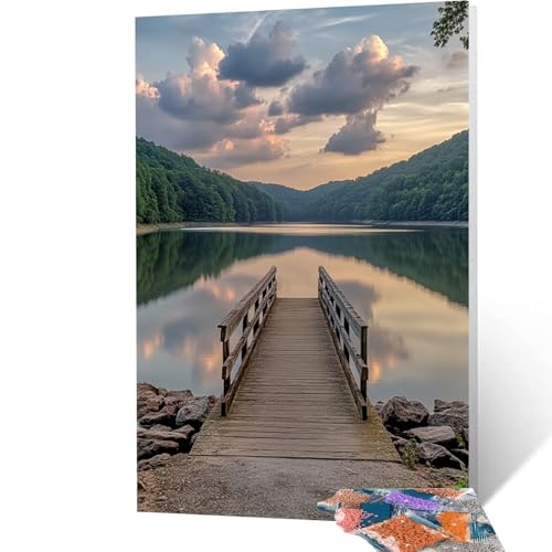 5D Diamond Painting Pier mit Diamond Painting Zubehör Set, Diamant Malen Nach Zahlen Landschaft, Diamant Cross Stitch Stickerei Bastelset Erwachsene für Deko Wohnzimmer, Geschenke 50x70cm model/-8325 5D Diamond Painting Pier mit Diamond Painting Zubehör Set, Diamant Malen Nach Zahlen Landschaft, Diamant Cross Stitch Stickerei Bastelset Erwachsene für Deko Wohnzimmer, Geschenke 50x70cm model/-8325 von Generic