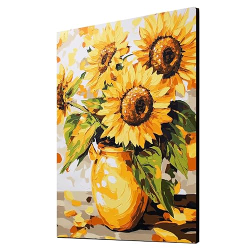 5D Diamond Painting Sonnenblume Vollbohrer Diamant Malen Nach Zahlen Blume mit Diamond Painting Zubehör Set, Diamant Cross Stitch Stickerei Bastelset Erwachsene für Deko Wohnzimmer 70x95 cm 1ZSH-8767 5D Diamond Painting Sonnenblume Vollbohrer Diamant Malen Nach Zahlen Blume mit Diamond Painting Zubehör Set, Diamant Cross Stitch Stickerei Bastelset Erwachsene für Deko Wohnzimmer 70x95 cm 1ZSH-8767 von Generic
