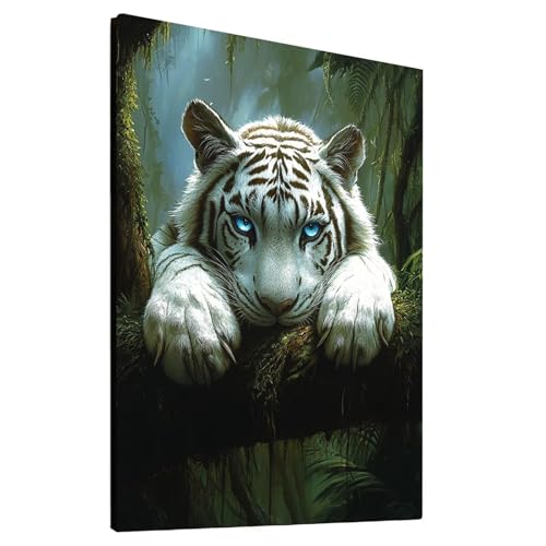 5D Diamond Painting Tiger mit Diamond Painting Zubehör Set, Diamant Malen Nach Zahlen Tier, Diamant Cross Stitch Stickerei Bastelset Erwachsene für Deko Wohnzimmer und Geschenke 50x70 cm model/-19415 5D Diamond Painting Tiger mit Diamond Painting Zubehör Set, Diamant Malen Nach Zahlen Tier, Diamant Cross Stitch Stickerei Bastelset Erwachsene für Deko Wohnzimmer und Geschenke 50x70 cm model/-19415 von Generic