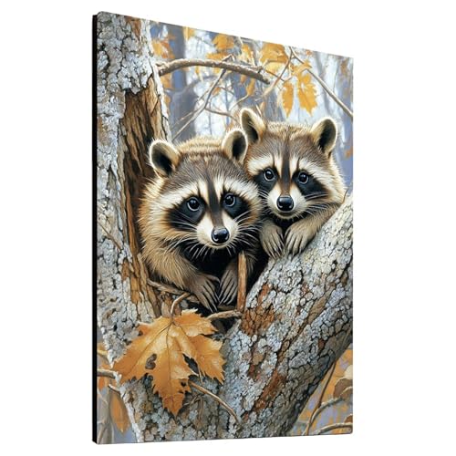 5D Diamond Painting Waschbär mit Diamond Painting Zubehör Set, Diamant Malen Nach Zahlen Tier, Diamant Cross Stitch Stickerei Bastelset Erwachsene für Deko Wohnzimmer und Geschenke 70x95cm model-12247 5D Diamond Painting Waschbär mit Diamond Painting Zubehör Set, Diamant Malen Nach Zahlen Tier, Diamant Cross Stitch Stickerei Bastelset Erwachsene für Deko Wohnzimmer und Geschenke 70x95cm model-12247 von Generic