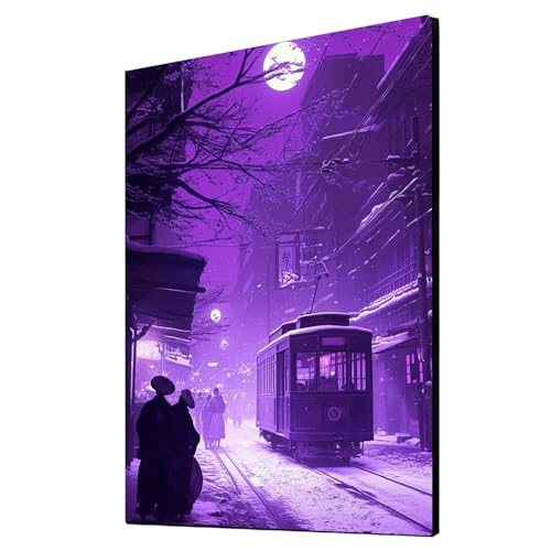 5D Diamond Painting Zug Vollbohrer Diamant Malen Nach Zahlen Stadt mit Diamond Painting Zubehör Set, Diamant Cross Stitch Stickerei Bastelset Erwachsene für Deko Wohnzimmer 80 x 110 cm 1ZSH-11488 5D Diamond Painting Zug Vollbohrer Diamant Malen Nach Zahlen Stadt mit Diamond Painting Zubehör Set, Diamant Cross Stitch Stickerei Bastelset Erwachsene für Deko Wohnzimmer 80 x 110 cm 1ZSH-11488 von Generic