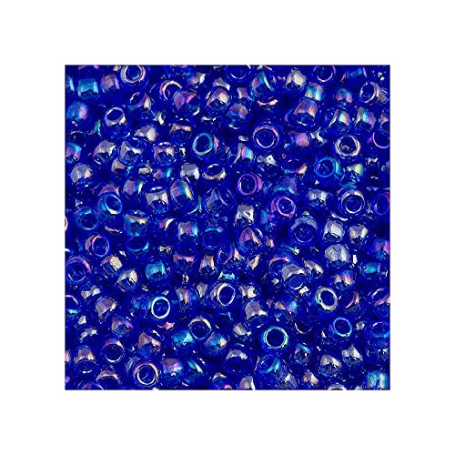 5g TOHO Rocailles 15/0, Trans-Rainbow Sapphire (# 178) (TOHO seed beads 15/0, Trans-Rainbow Sapphire (#178)) Japanishe Glas Rund Perlen von Generic