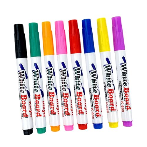 8/12-teiliger Magischer Wassermalstift – Magischer Doodle Zeichenstift-Set | Whiteboard-Marker Zum Löschen Für Kinder, Lustige Wasserzeichenstifte, Marker-Set Für Kinder Zum Zeichnen Und Malen von Generic