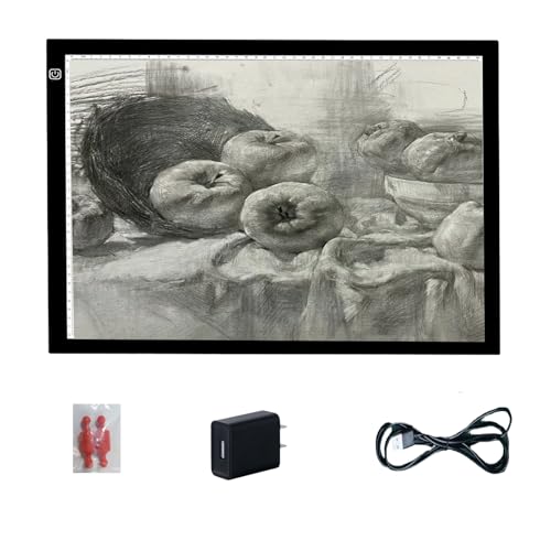 A3/a4 Diamant Painting Led Licht Pad, Tragbares Knopf- Dimmer Tracking Leuchtplatte, Led Drawing Leuchttisch Mit Usb Kabel für Zeichnung,Diamond Painting,Skizzieren,Tattoo,Designen von Generic