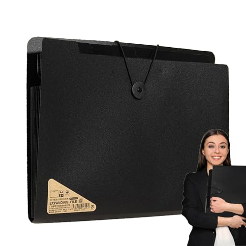 Aktenorganisator – Aktenordner-Organizer Mit 13 Fächern | Organizer Für Quittungsrechnungen In Papierform | Erweiterbarer Ordner Mit 13 Taschen | A4-Taschenordner-Organizer | Rechnungsbeleg-Organizer von Generic