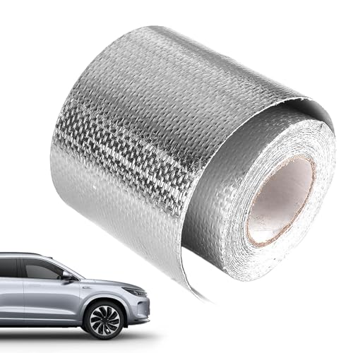 Aluminiumfolienband – Isoliertes Klebeband, Klebeband Für Kfz-Wartungswerkzeuge | Isolierter Klebstoff Für Luftkanäle, Metallreparatur, Rohrummantelung, Hitzeschutz, Industriequalität Für Fahrzeugmodi von Generic