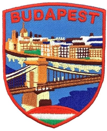 Aufnäher zum Aufbügeln oder Aufnähen, Motiv: Budapest Ungarn, 7,6 cm, ideal für Jacken, Hüte, Rucksäcke, Hemden, Mützen, DIY-Geschenkflicken von Generic