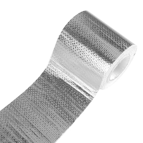 Auspuffrohr-Aluminiumfolienband, selbstklebendes Aluminiumfolienband - Isoliertes Klebeband für Automodifikationen | Abdichtendes, ausbesserndes, wasserfestes Klebeband für den industriellen Einsatz, von Generic