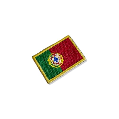 BP0071-031 Portugal-Stickerei-Flagge, 3,8 x 2,5 cm (A), zum Bügeln oder Nähen von Generic