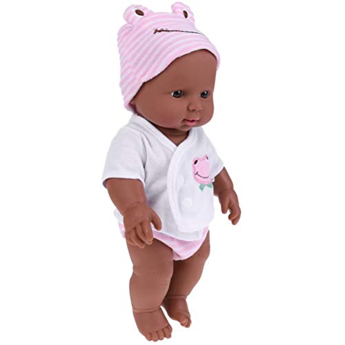 Babypuppe, Rotationsbewegung, Anziehen, Sichere Babypuppe mit Weichem Körper, Beruhigend für Zum Begleiten (PINK #93) von Generic