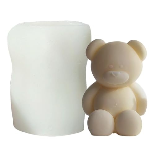 Bär Kerzenform 3D Bären Silikonform Kerzenform 3D Teddybär Silikonform, Harzformen Für Duftkerzen, Seifenherstellung, Harzguss, Seife Form von Generic