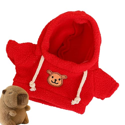 Bärenkleidung - Kleines Plüschbären -Puppenkostüm | Plüsch Capybara Puppenkostüm | Kleidung Für Stofftiere | Bären Sie Toy Outfits Accessoires | Gefüllte Tierhemd Für 7,87 Bis 9,84 Zoll Größe Puppen von Generic